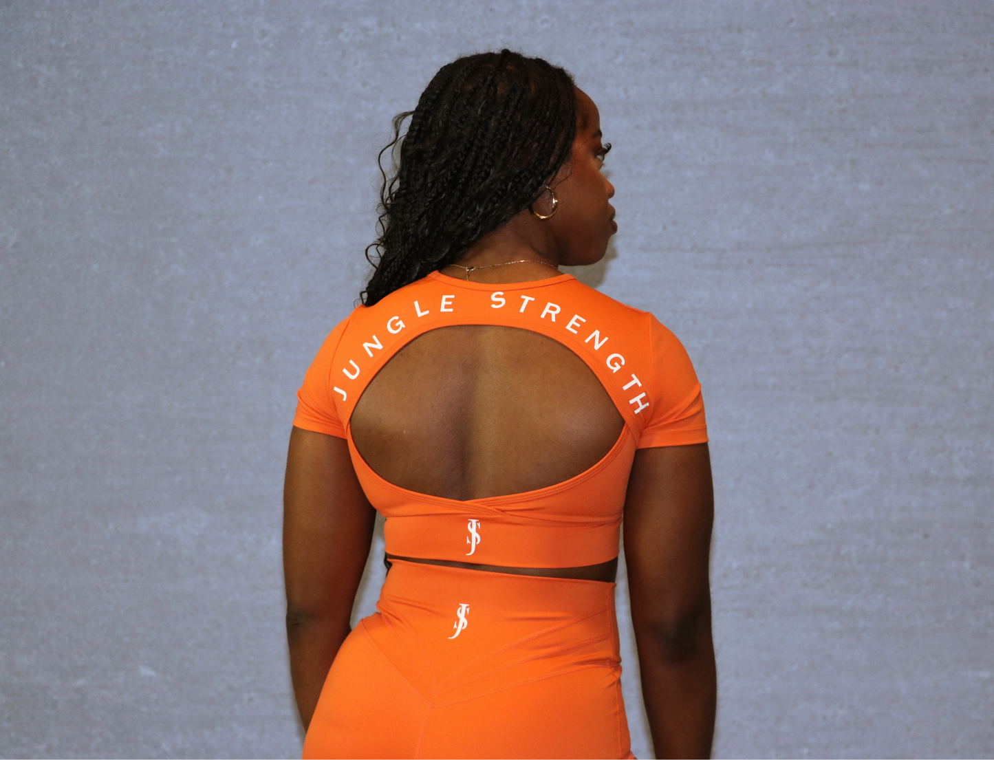 V-Shape Pumkin Crop Top