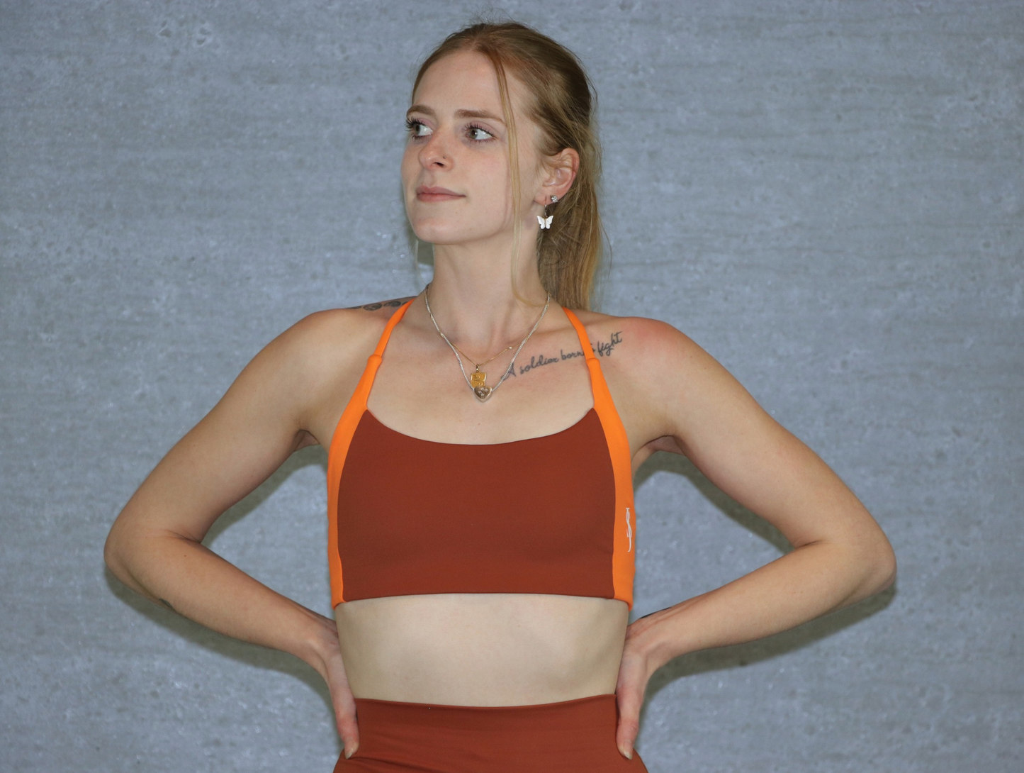 Autumn sports bra